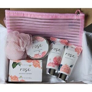 Beauty Care Bundle - Pink Rose - Body & Earth Gift Set